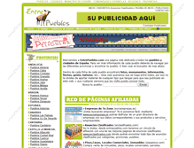 Tablet Screenshot of entrepueblos.com