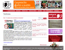 Tablet Screenshot of entrepueblos.org